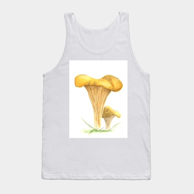 Art picture painted watercolor mushroom Tank Top by ArtFromK